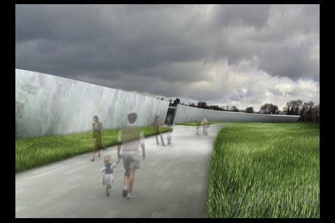 Denton Corker Marshall’s design for a visitor centre at Stonehenge in Wiltshire